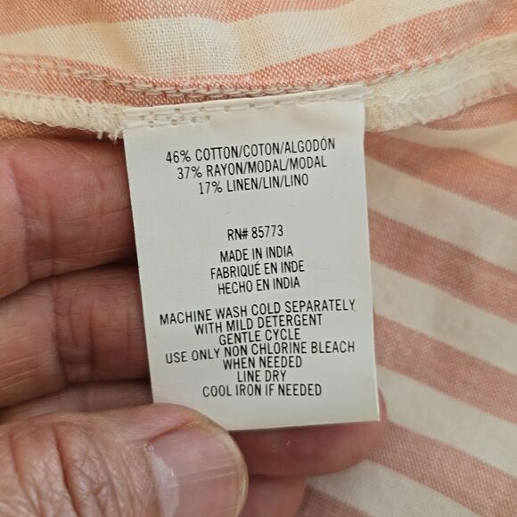 O’Neill red stripe wrap dress XL - Picture 9 of 9